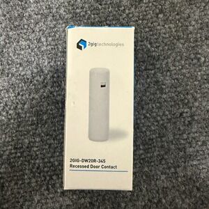 2GIG Technologies 2GIG DW20R 345 Recessed Door Contact‎ Sensor Slim White